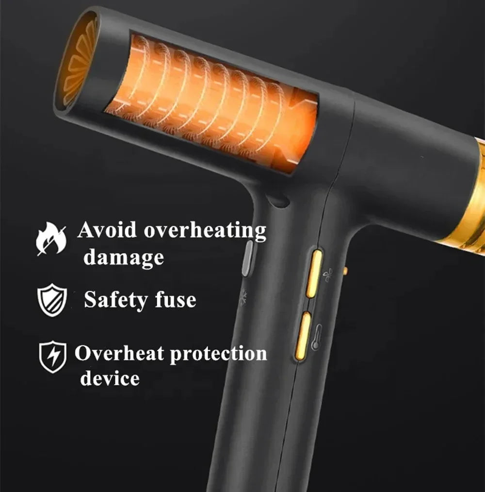 High Speed 110000rpm Professional Hair Dryer Negative Ion Blow Dryer Blower Home Appliance Hair Care Styling Tools Salon/Barber