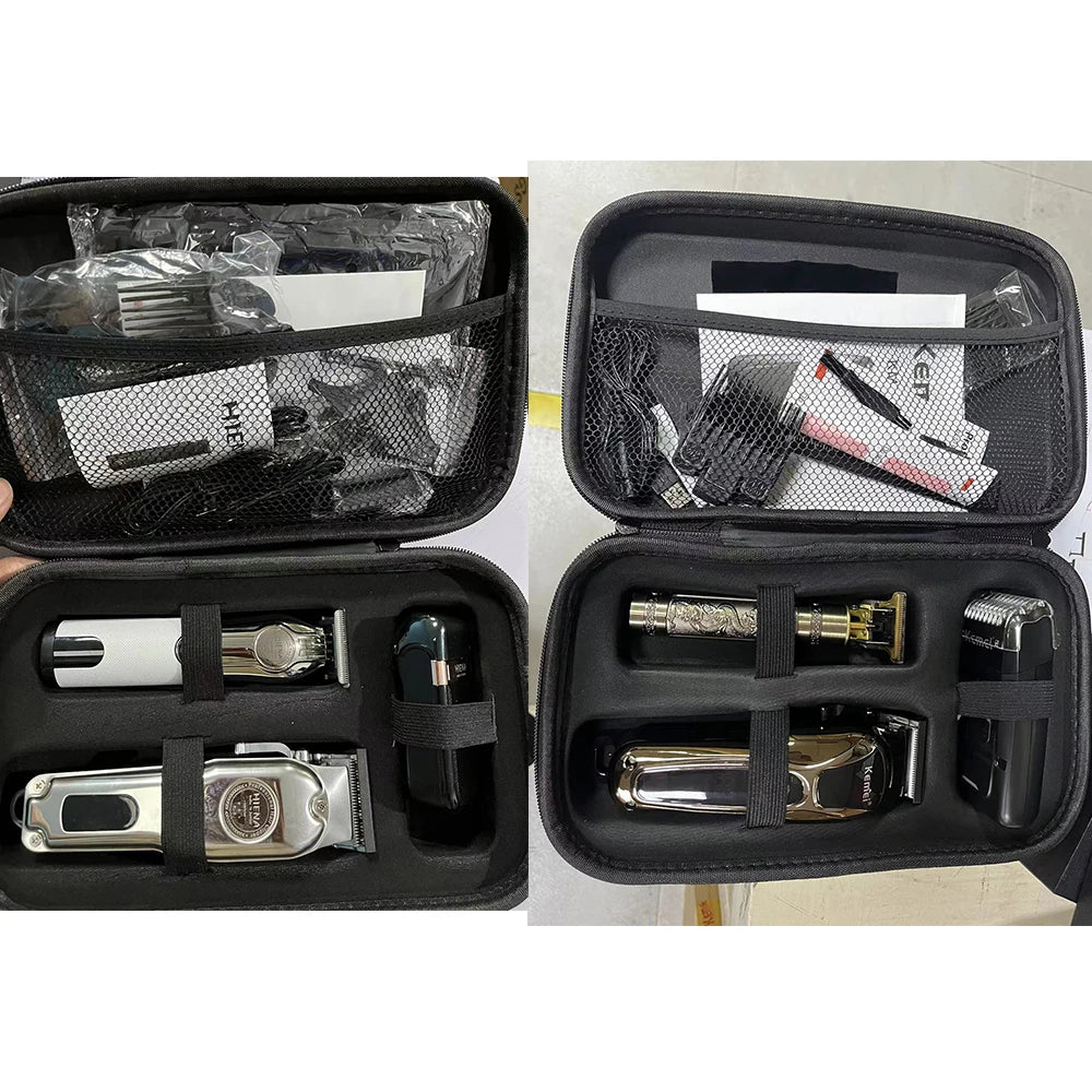 portable Hair Scissors Case Bag Barber Shockproof Trimmer Suitcase Beauty Makeup Box Waterproof Non-defrmation Styling Tool Box