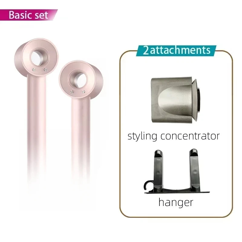 Super Hair Dryer 220V Leafless Hair Dryer Personal Hair Care Styling Negative Ion Tool Schedule Negative Ion Electric Dryer 2.7M