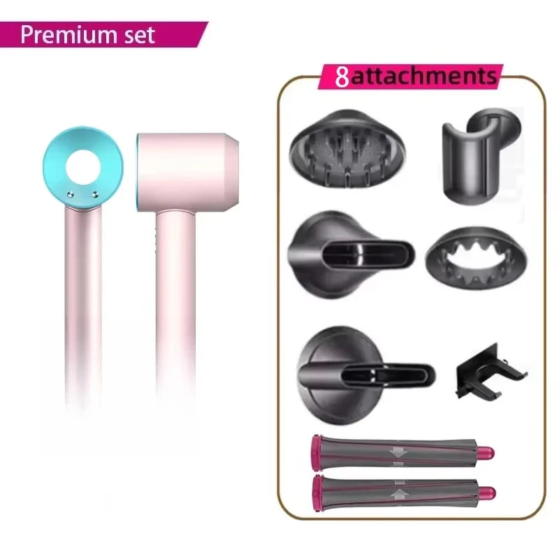 Super Hair Dryer 220V Leafless Hair Dryer Personal Hair Care Styling Negative Ion Tool Schedule Negative Ion Electric Dryer 2.7M