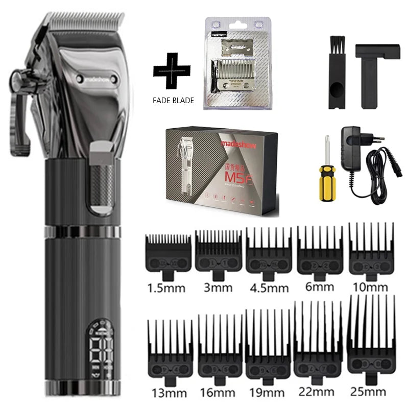 Professional High Power Hair Clippers Electric Haircutting Machine Trimmer Barber Styling Tools Grooming Clipper for Business