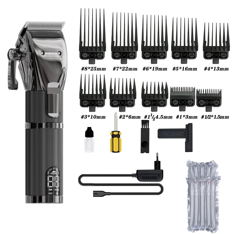 Professional High Power Hair Clippers Electric Haircutting Machine Trimmer Barber Styling Tools Grooming Clipper for Business