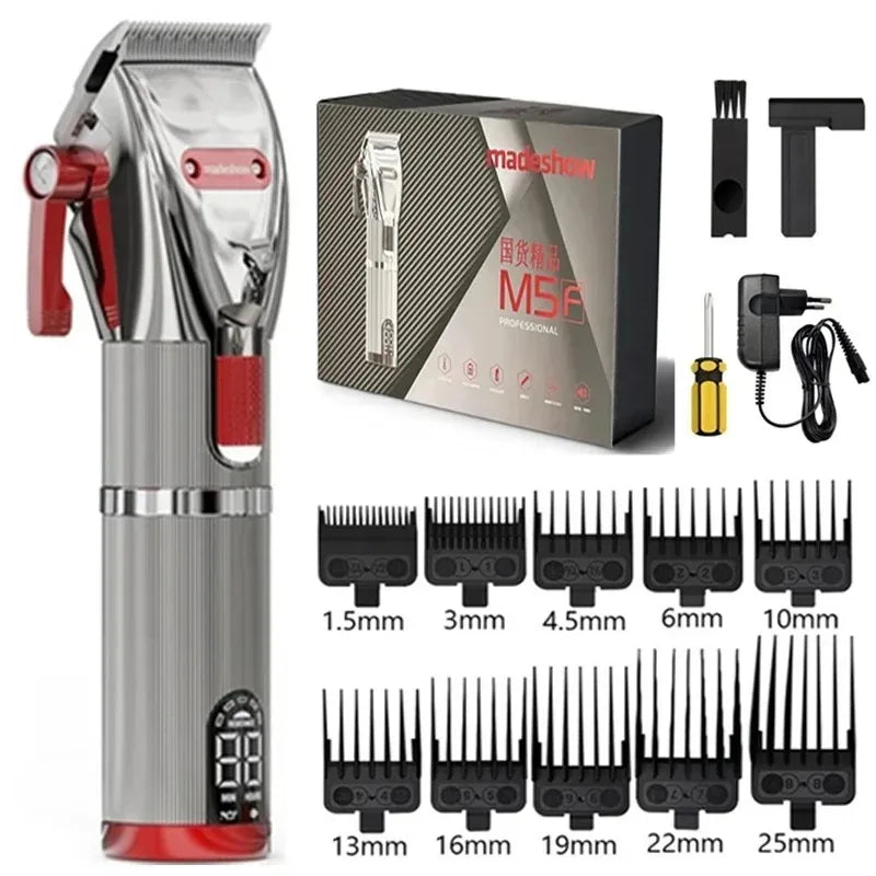 Professional High Power Hair Clippers Electric Haircutting Machine Trimmer Barber Styling Tools Grooming Clipper for Business