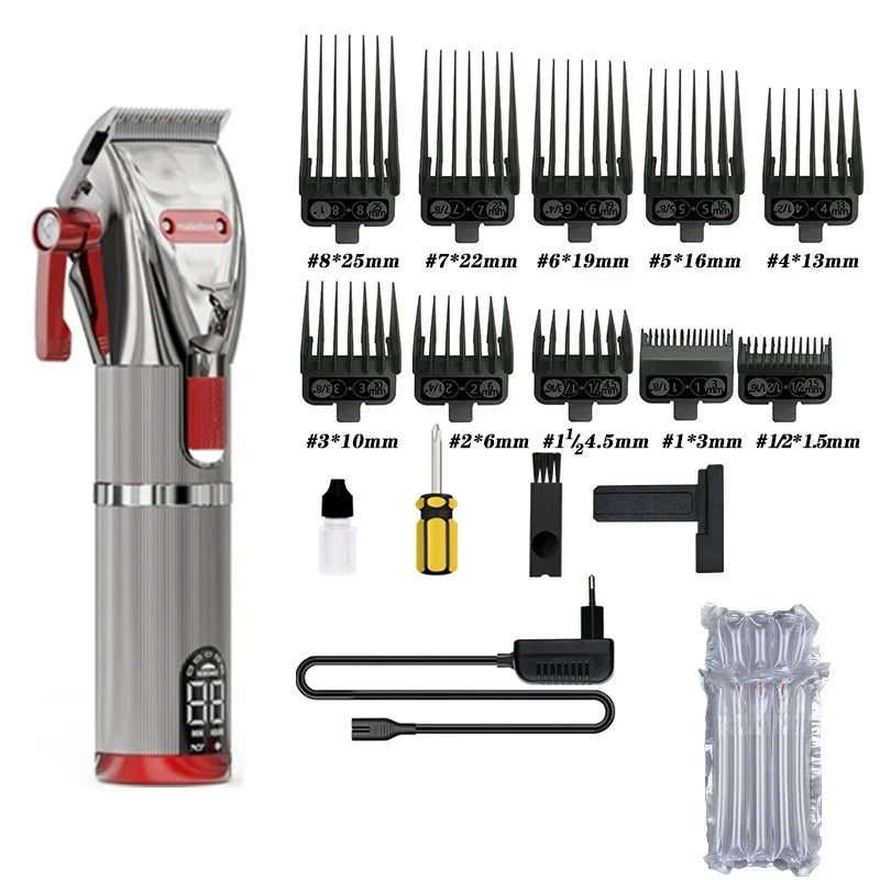 Professional High Power Hair Clippers Electric Haircutting Machine Trimmer Barber Styling Tools Grooming Clipper for Business