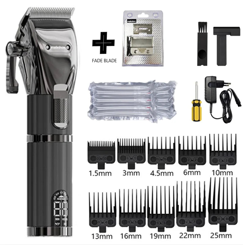 Professional High Power Hair Clippers Electric Haircutting Machine Trimmer Barber Styling Tools Grooming Clipper for Business