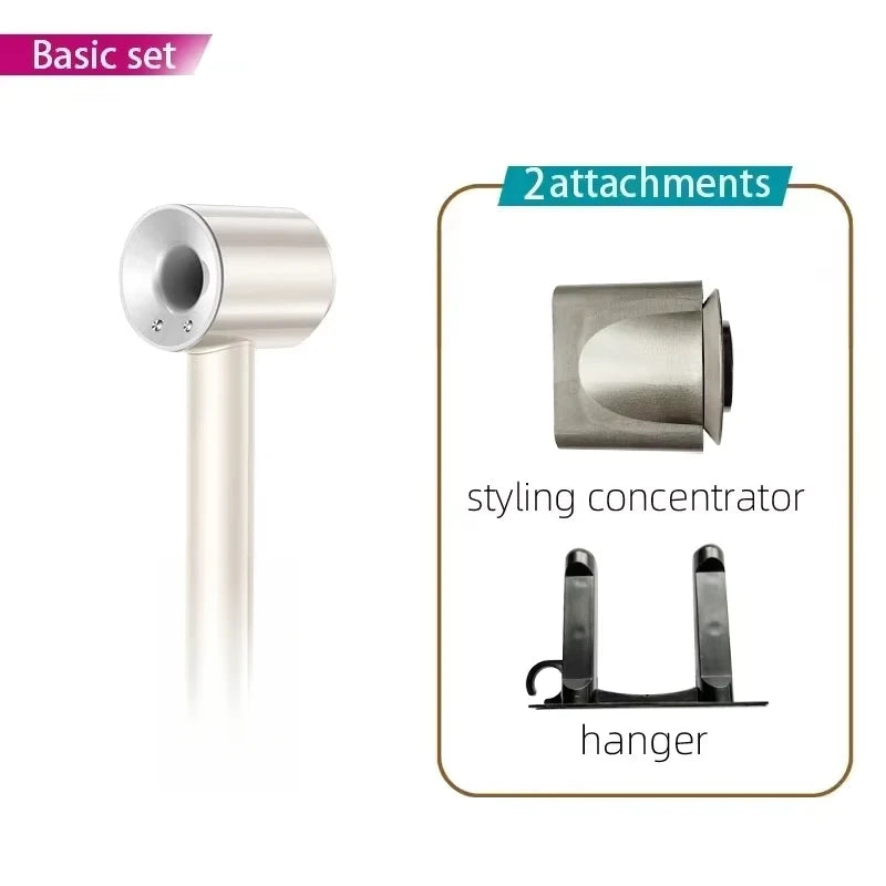 Super Hair Dryer 220V Leafless Hair Dryer Personal Hair Care Styling Negative Ion Tool Schedule Negative Ion Electric Dryer 2.7M