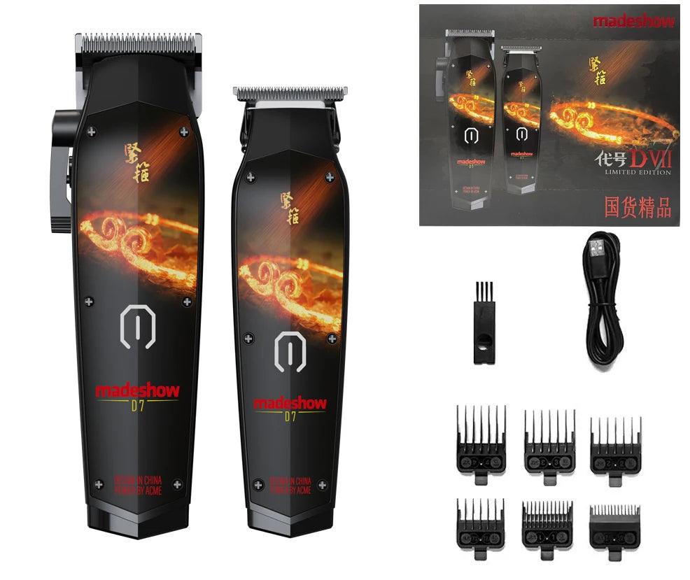 Professional High Power Hair Clippers Electric Haircutting Machine Trimmer Barber Styling Tools Grooming Clipper for Business