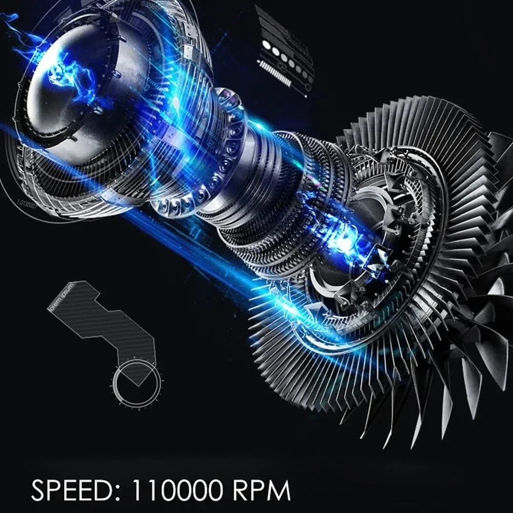 High Speed 110000rpm Professional Hair Dryer Negative Ion Blow Dryer Blower Home Appliance Hair Care Styling Tools Salon/Barber