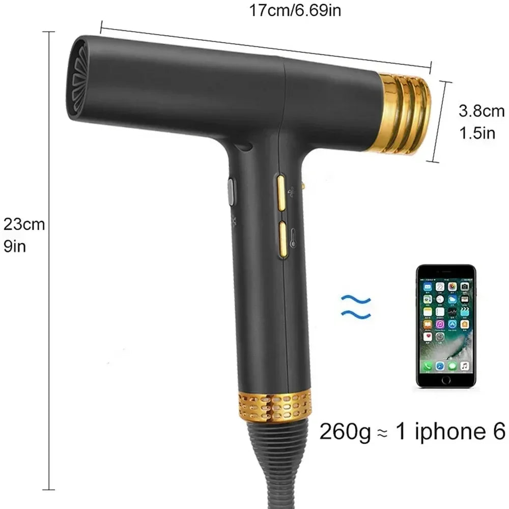 High Speed 110000rpm Professional Hair Dryer Negative Ion Blow Dryer Blower Home Appliance Hair Care Styling Tools Salon/Barber