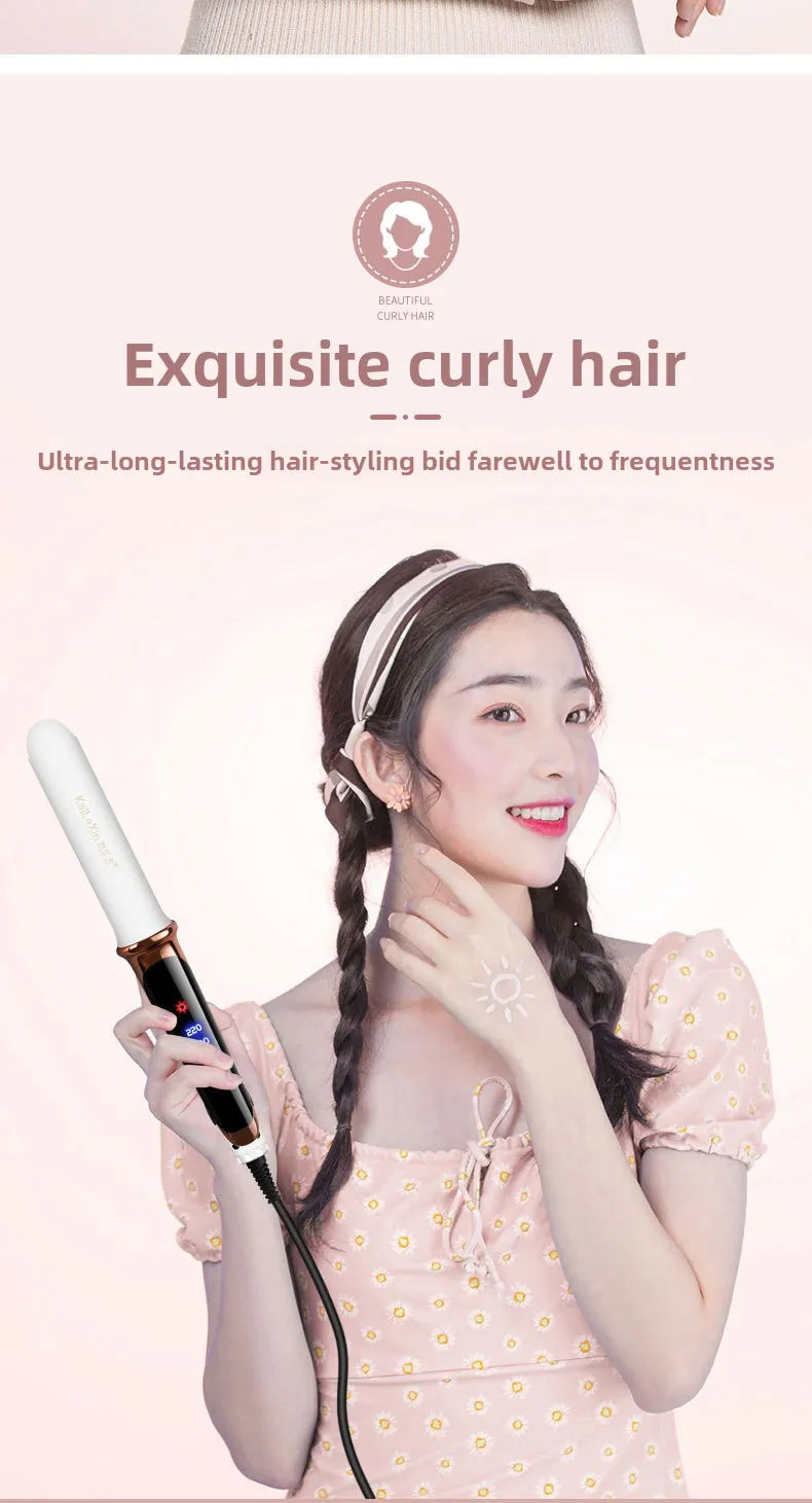 4 Gears Adjustable Temperature 2in1 Professional Flat Iron Hair Straightener Fast Warm-up Styling Tool for Wet or Dry Hair