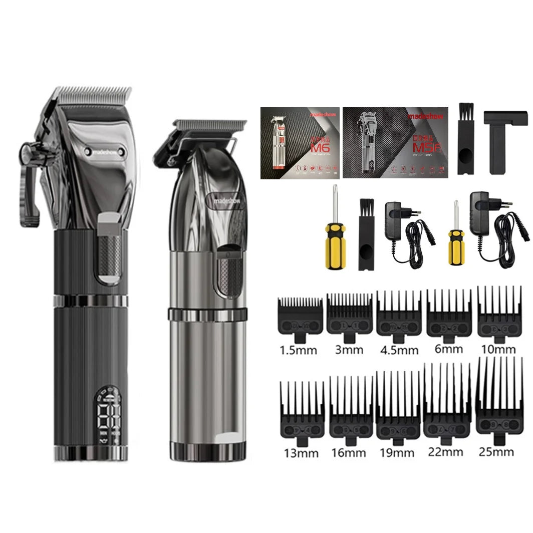 Professional High Power Hair Clippers Electric Haircutting Machine Trimmer Barber Styling Tools Grooming Clipper for Business