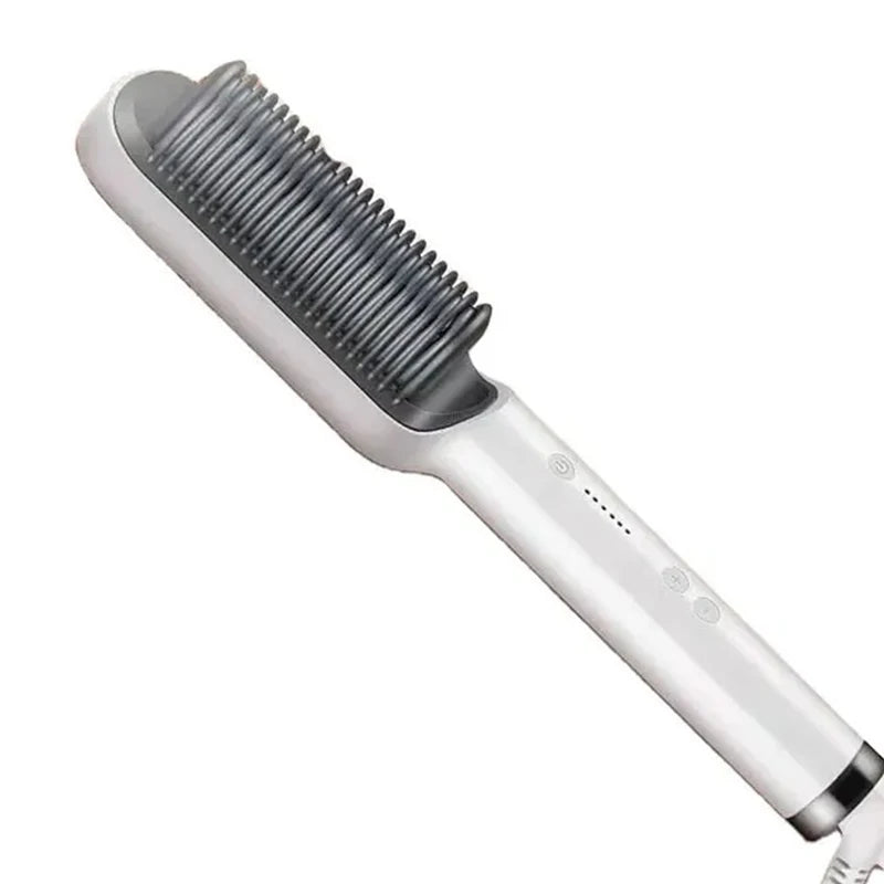 Hot Selling Professional Straight Hair Comb Portable Ceramic Coating Straight Hair Brush Salon Women'S Styling Tool