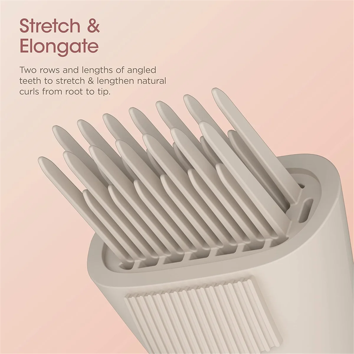Wide Tooth Comb and Anti-Flying Nozzle for Shark XSKHD4PA / XSKHD4WTCA FlexStyle Series Air Hair Styling Tool Attachment