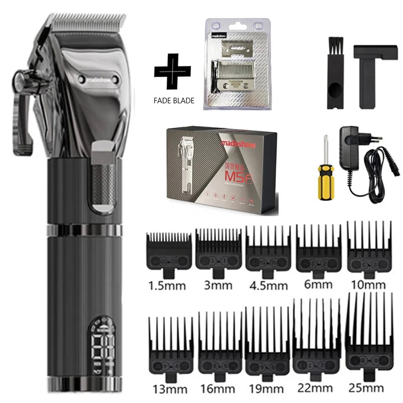 Professional High Power Hair Clippers Electric Haircutting Machine Trimmer Barber Styling Tools Grooming Clipper for Business